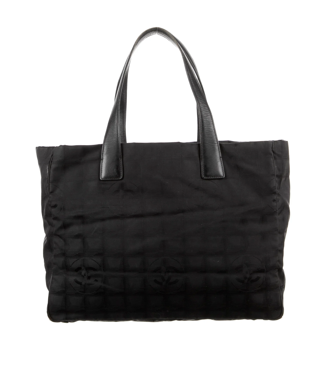 Chanel Tote Bag Black Nylon