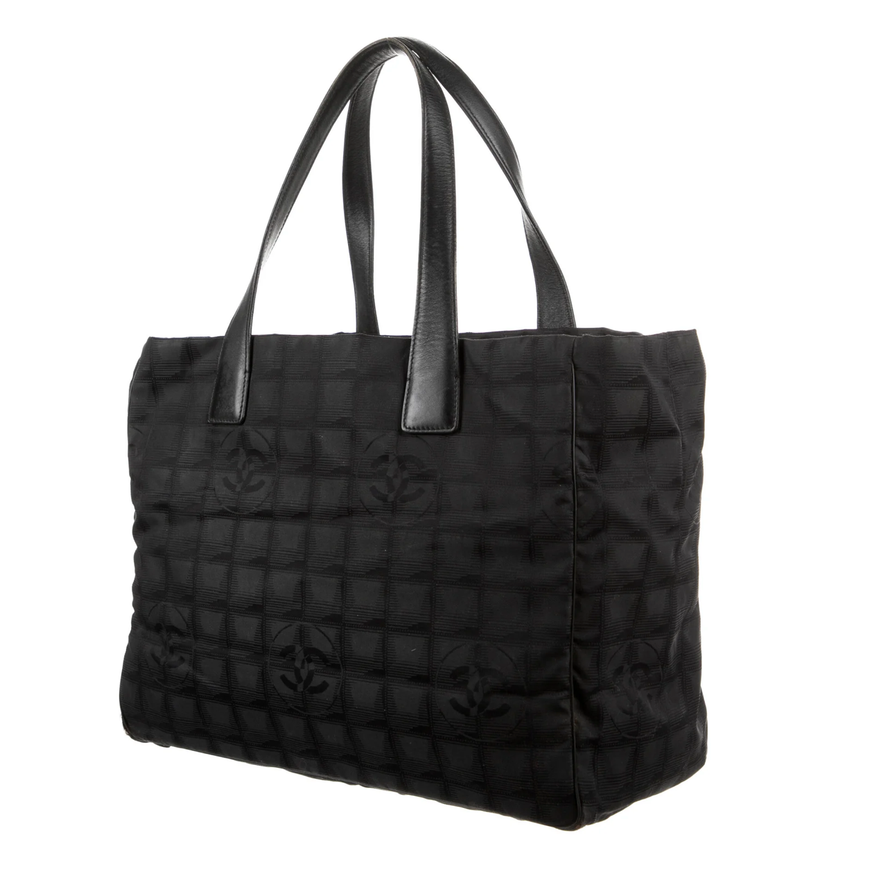 Chanel Tote Bag Black Nylon